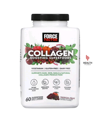 Collagen Boosting Superfoods (Tropical Fruit Flavored) (60 Soft Chews)