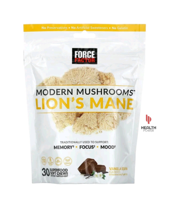 Lion's Mane Mushroom (Vanilla Bean Flavored) (300 MG) (30 Soft Chews)