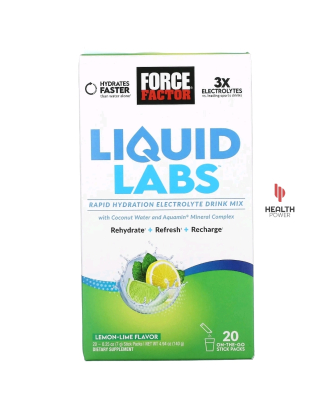 Liquid Labs Hydration (Lemon-Lime Flavored) (20 Stick Packs)