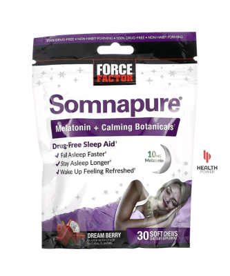 Somnapure® (Dream Berry Flavored) (Melatonin 10 MG) (30 Soft Chews)
