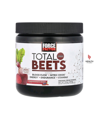 Total Beets® Beetroot (Organic) Powder (Pomegranate Berry Flavored) (210 G)
