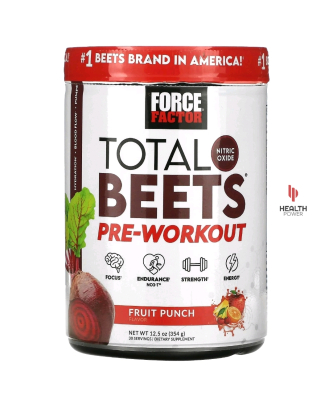 Total Beets® Pre-Workout Powder (Fruit Punch Flavored) (354 G)