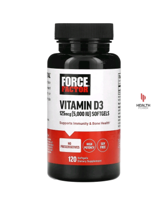 Vitamin D3 (125 MCG) (5000 IU) (120 Softgels)