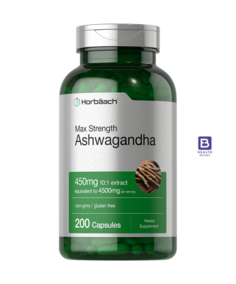 Ashwagandha Max Strength (450 MG) (200 Capsules)