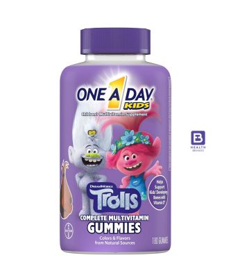 One A Day - Trolls Multivitamin for Kids (Fruits Flavored) (180 Gummies)