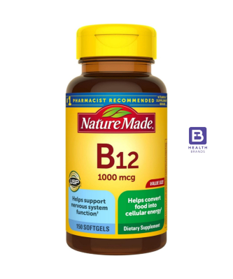Vitamin B12 (Cyanocobalamin) (1000 MCG) (150 Softgels)