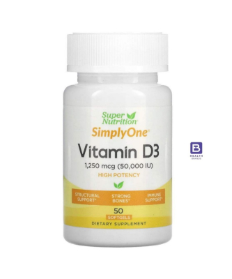 Vitamin D3 (50,000 IU) (1250 MCG) (50 Softgels)
