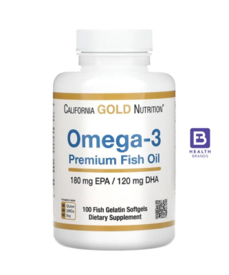 Omega-3 Premium Fish Oil (EPA 180 MG / DHA 120 MG) (100 Softgels)