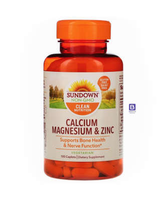 Calcium (1000 MG) + Magnesium (400 MG) + Zinc (25 MG) (100 Caplets)
