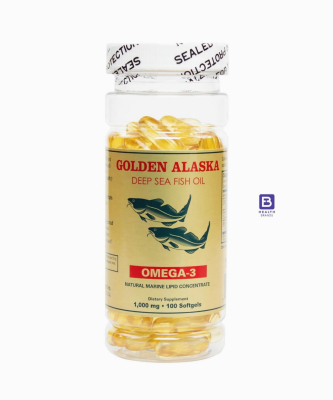 Golden Alaska Deep Sea Fish Oil - Omega-3 (2000 MG Per Serving) (100 Softgels)