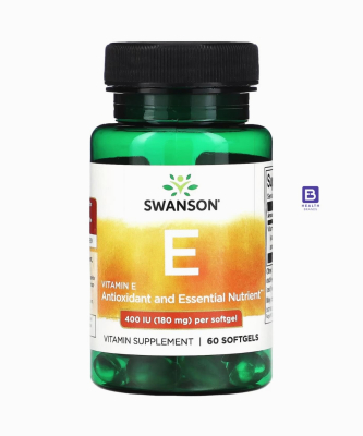 Vitamin E (400 IU) (180 MG) (60 Softgels)