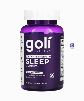 Dreamy Sleep Melatonin (10 MG) + Vitamin D2 (50 Gummies)